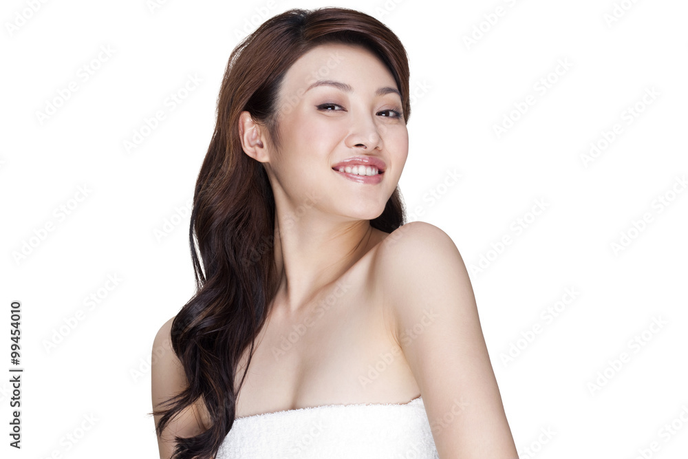 Portrait of a Happy Beautiful Young Woman Portrait of a Happy Beautiful Young Woman