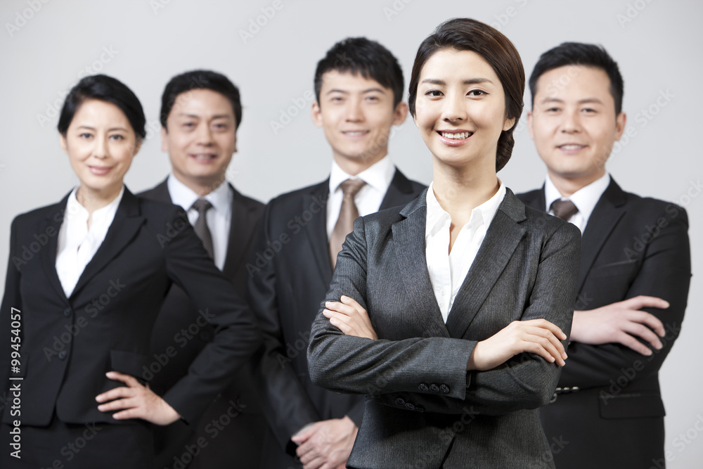Portrait of professional and confident business team Portrait of professional and confident business team