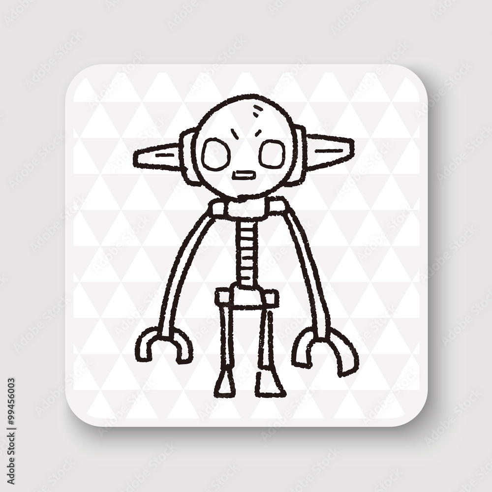 robot doodle robot doodle