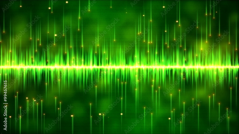 Abstract falling stars and lights animation - Loop Green Abstract falling stars and lights animation - Loop Green