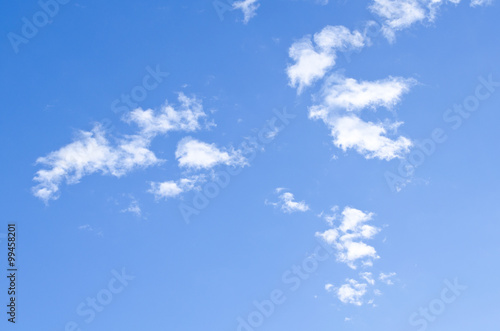 blue sky have white cloud