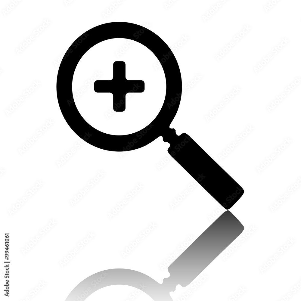 Simple zoom icon Simple zoom icon