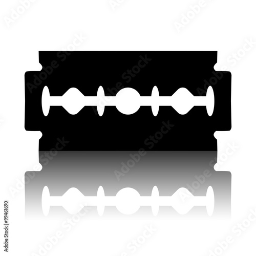 Vector razor blade icon