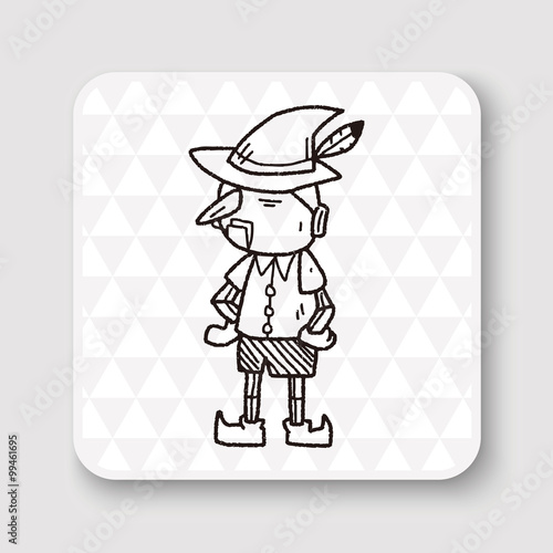 pinocchio doodle