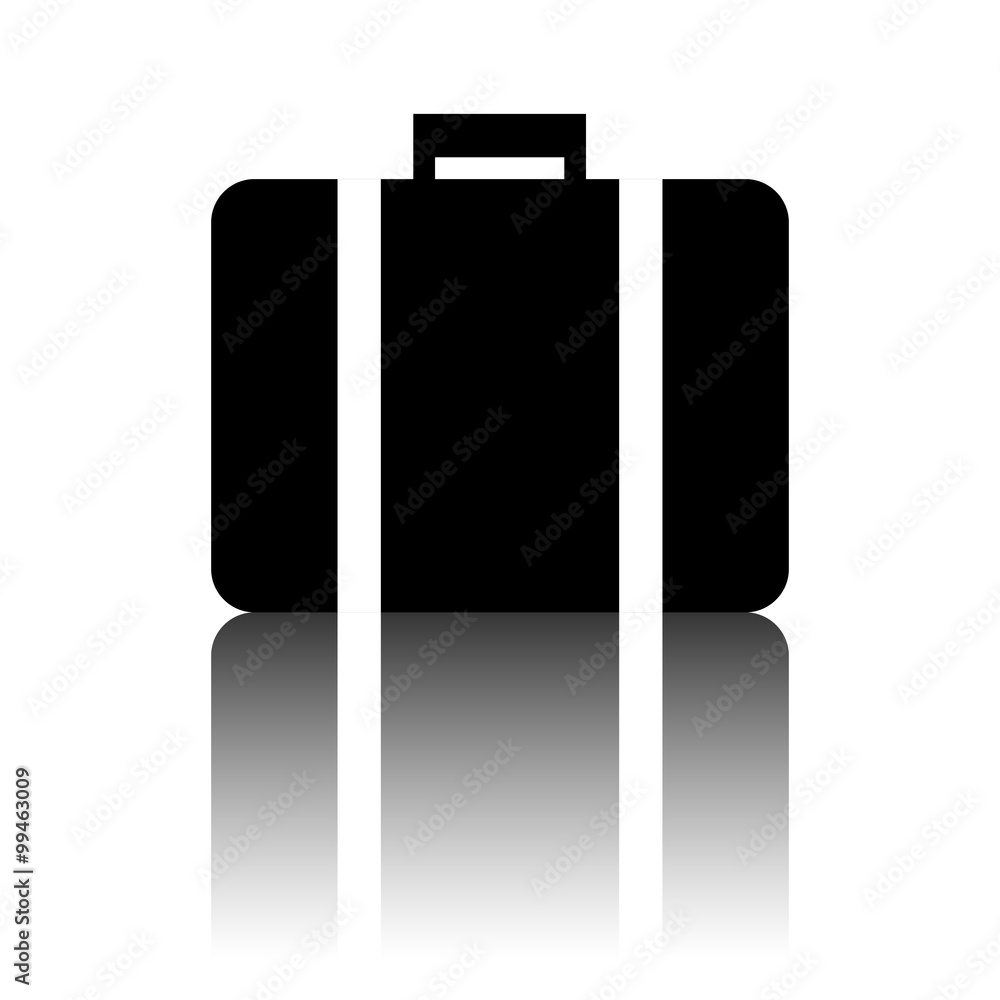 Riefcase black and white icon Riefcase black and white icon