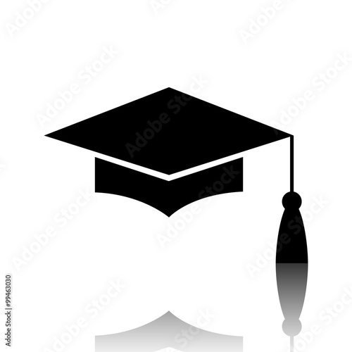 Mortar Board or Graduation Cap, Education symbol
