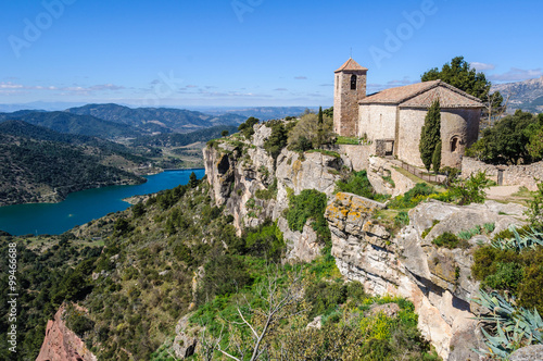 The medieval village of Siurana  Catalonia  Spain