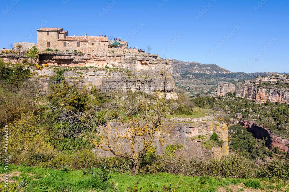 The medieval village of Siurana, Spain
