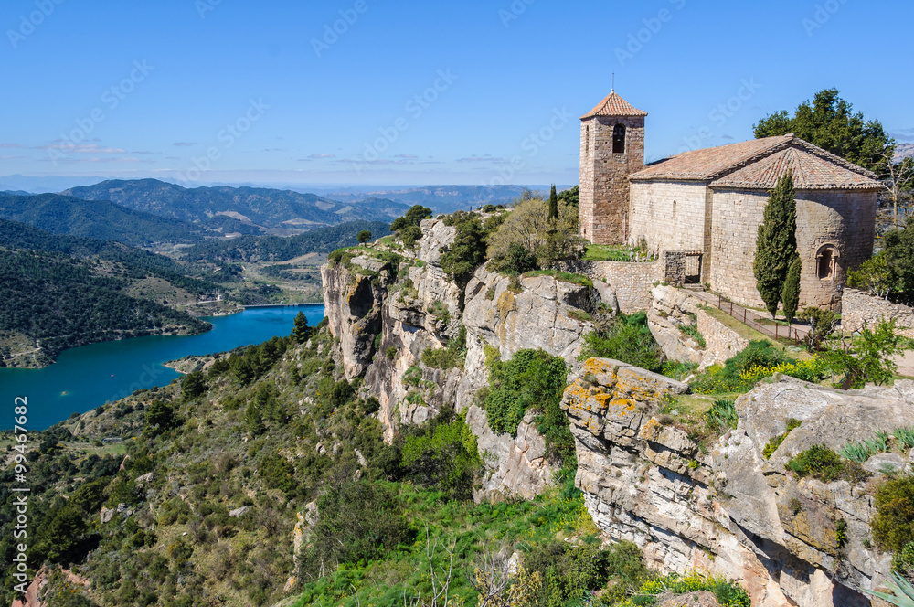 The medieval village of Siurana, Catalonia, Spain The medieval village of Siurana, Catalonia, Spain