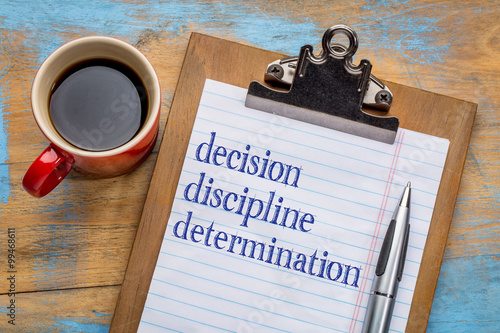 Photography Decision, discipline, and determination