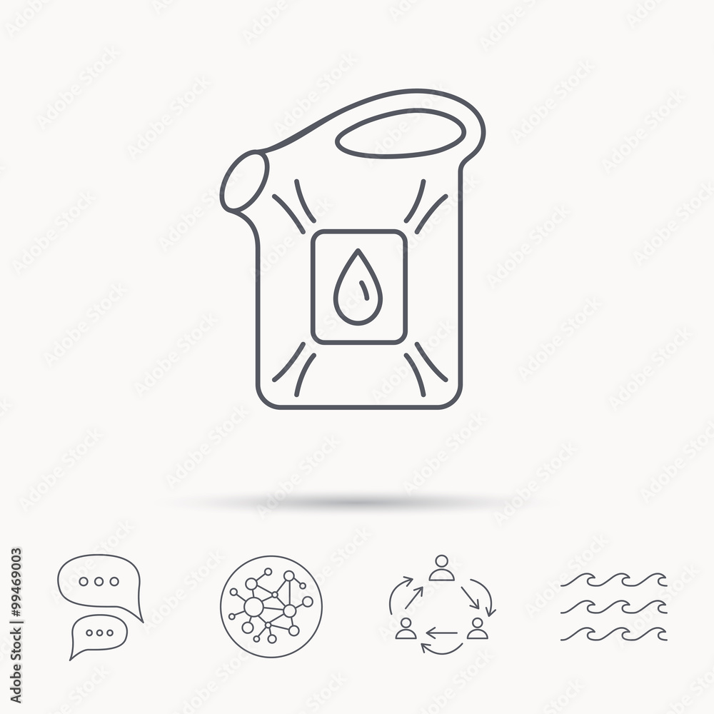 Jerrycan icon. Petrol fuel can with drop sign. Jerrycan icon. Petrol fuel can with drop sign.