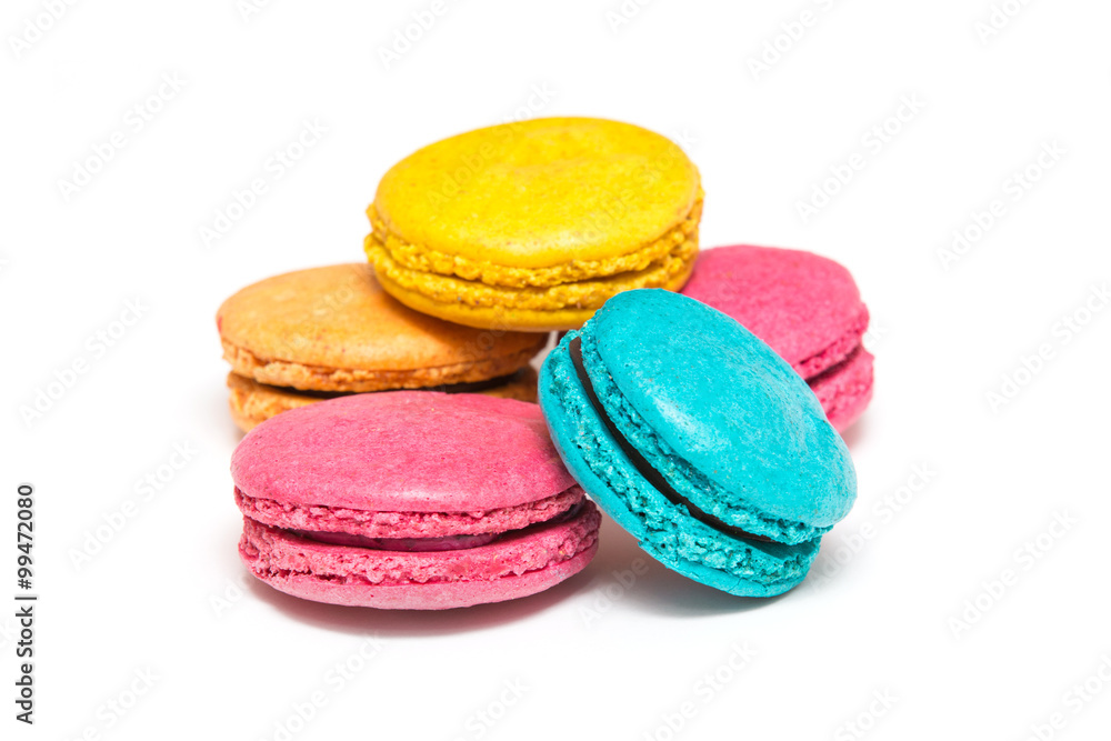 macaroons variety closeup. macaroons variety closeup.