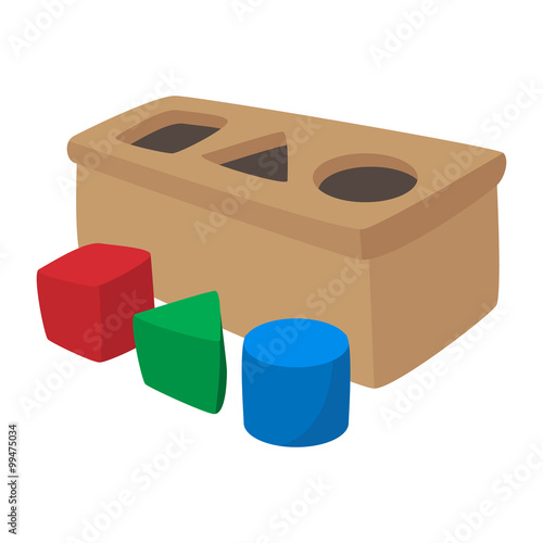 Sorter toy cartoon icon