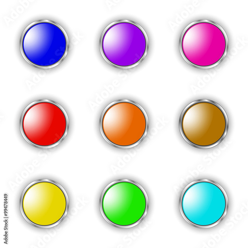 Free Download vector round button - GFXLoad