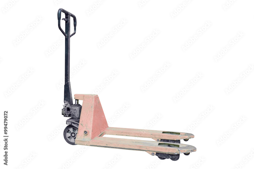 The image of manual loader under the white background The image of manual loader under the white background