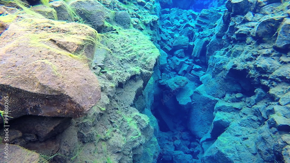 Iceland Silfra Thingvellir river Tectonic volcanic Plates diver Iceland Silfra Thingvellir river Tectonic volcanic Plates diver