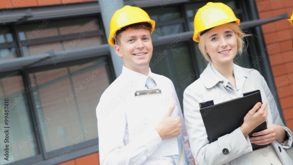 portrait property building business Caucasian male female economy investment portrait property building business Caucasian male female economy investment