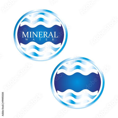 mineral water labels
