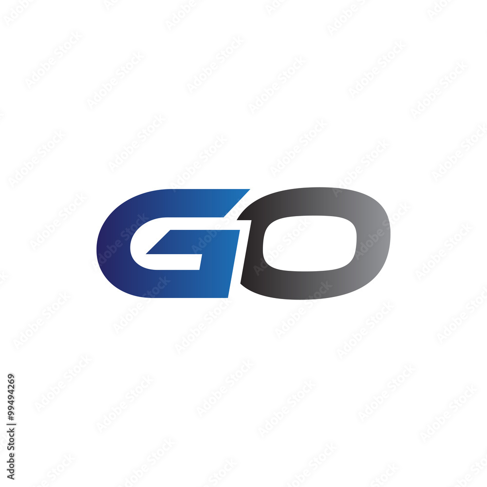 Simple Modern letters Initial Logo go Simple Modern letters Initial Logo go