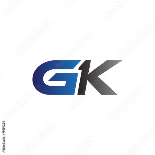 Free Download Simple Modern letters Initial Logo gk - GFXLoad