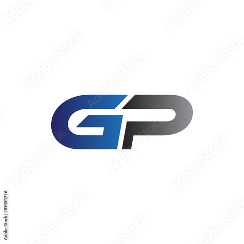 Simple Modern letters Initial Logo gp