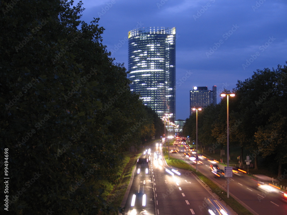 Obraz premium Bonn, Post- und UN-Tower