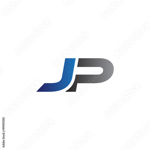 Simple Modern letters Initial Logo jp