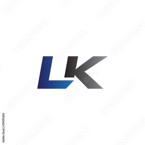 Free Download Simple Modern letters Initial Logo lk - GFXLoad