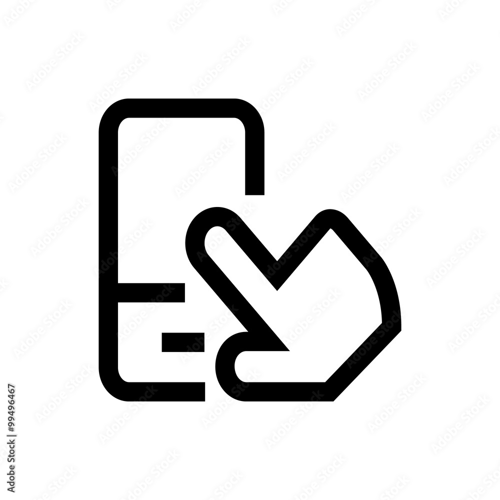 Application line icon Application line icon
