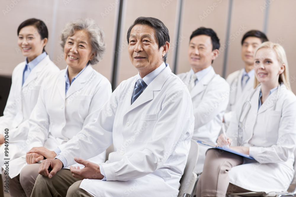 Medical workers in a meeting Medical workers in a meeting