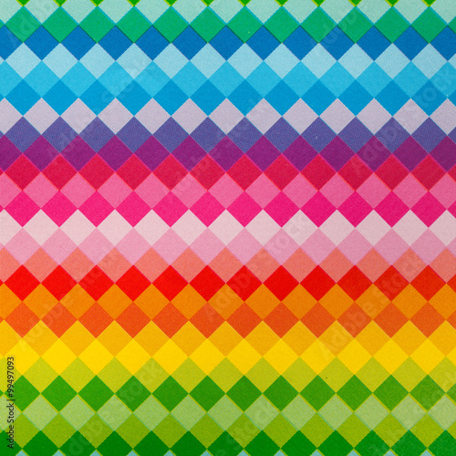 Wallpaper Mural Bright rainbow square pattern Torontodigital.ca