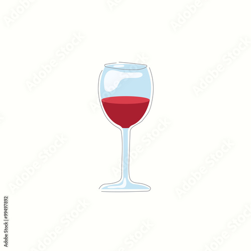 Wine vector illustration