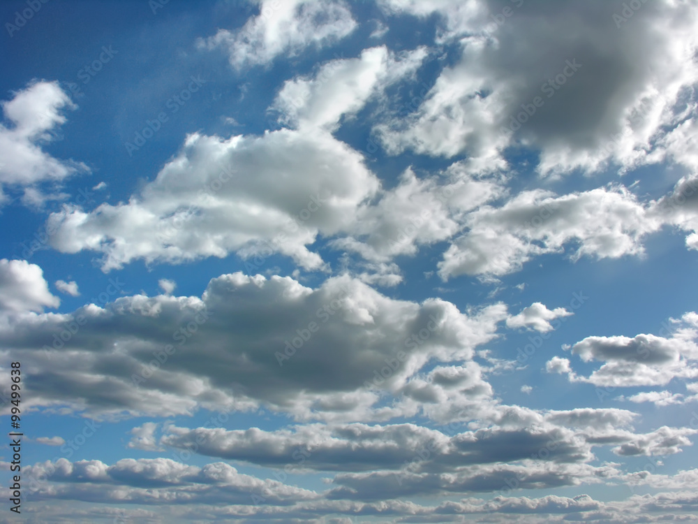 Obraz premium blue sky with clouds