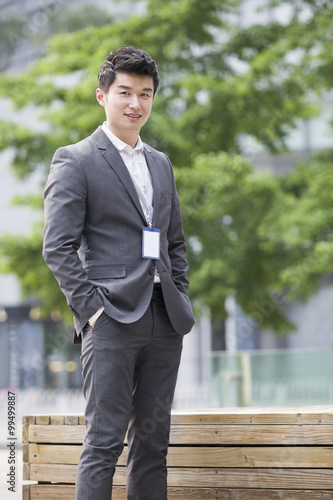 Portrait of young businessman