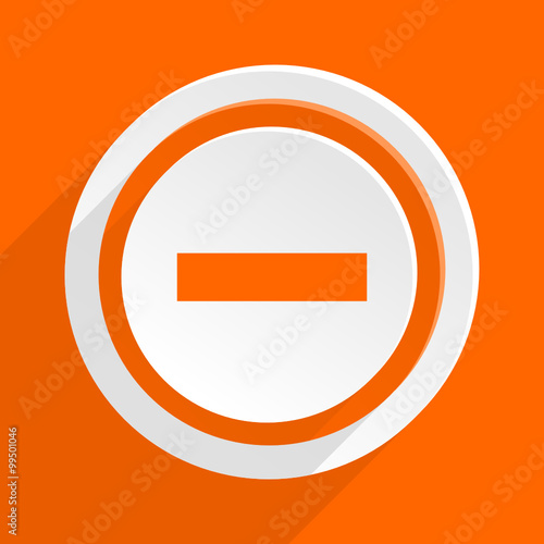 minus orange vector flat icon Free Download minus orange vector flat icon - GFXLoad