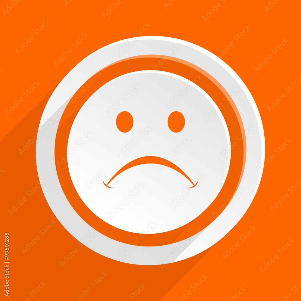 cry orange vector icon cry orange vector icon