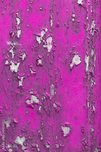 Pink peeling paint