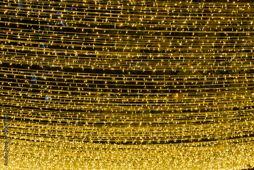 Yellow christmas lights