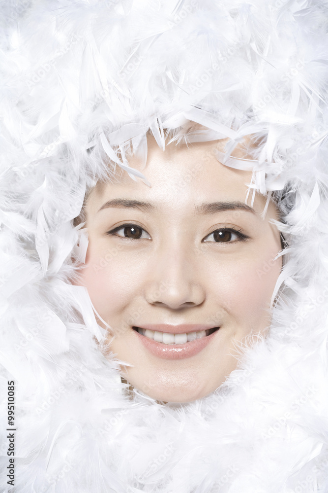 Portrait of beautiful young woman Portrait of beautiful young woman