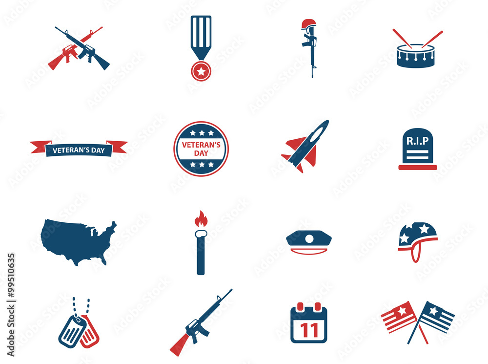 Veterans day simply icons Veterans day simply icons