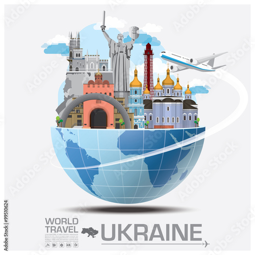 Ukraine Landmark Global Travel And Journey Infographic
