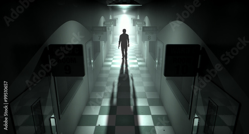 Photography Mental Asylum With Ghostly Figure