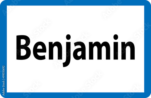 Beliebter Vorname Benjamin auf österreichischer Ortstafel