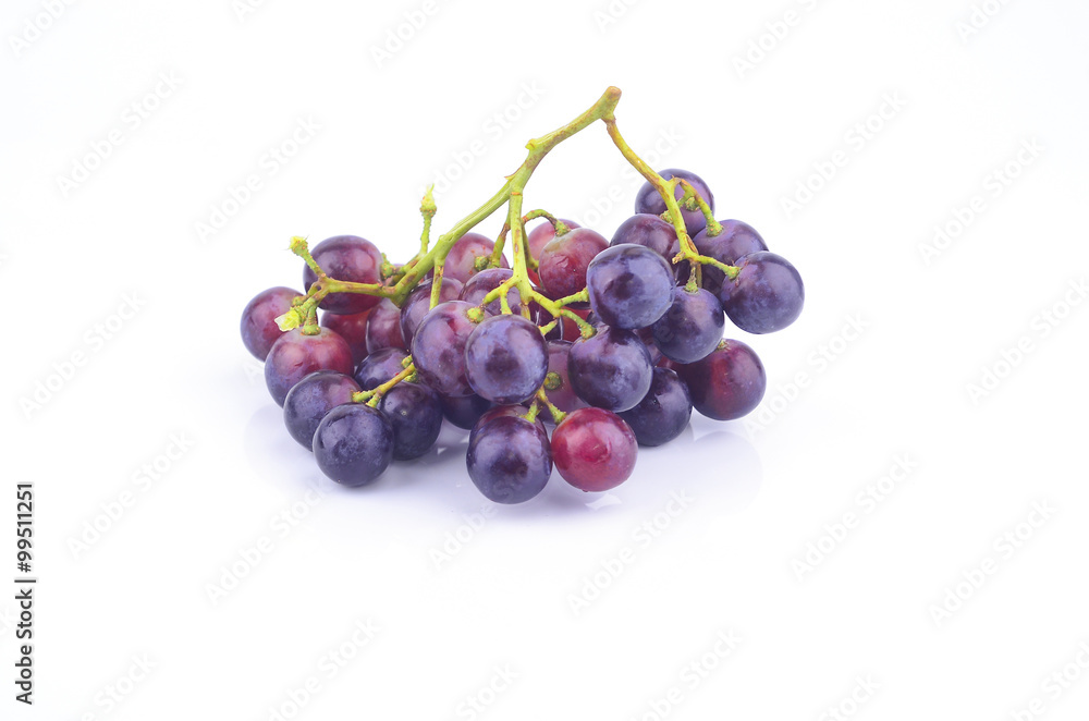 red grape isolated on white red grape isolated on white