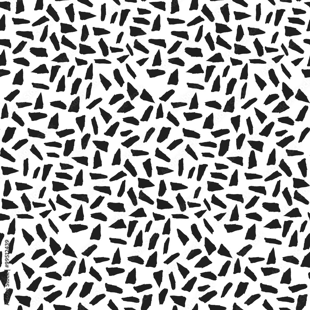 Abstract hand-drawn brush seamless pattern Abstract hand-drawn brush seamless pattern