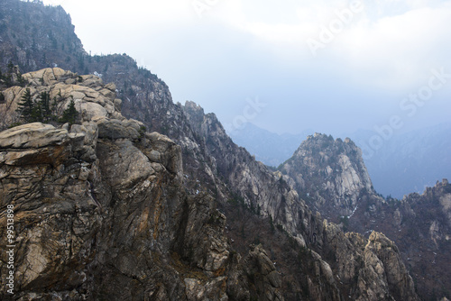 landscape of peak mountain © brostock