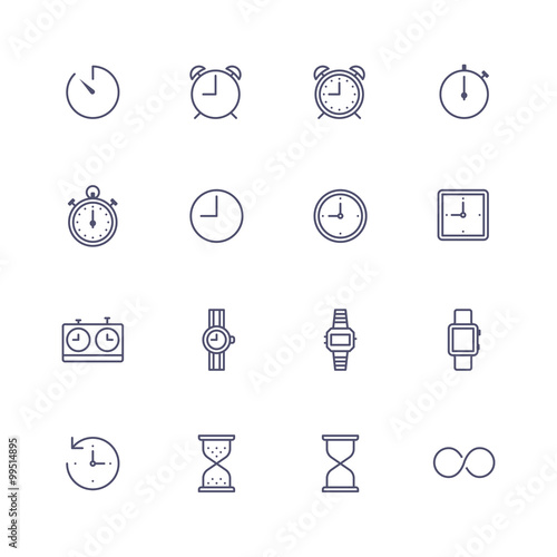 Time icons