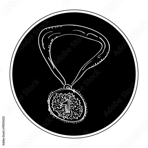 Simple doodle of a medal