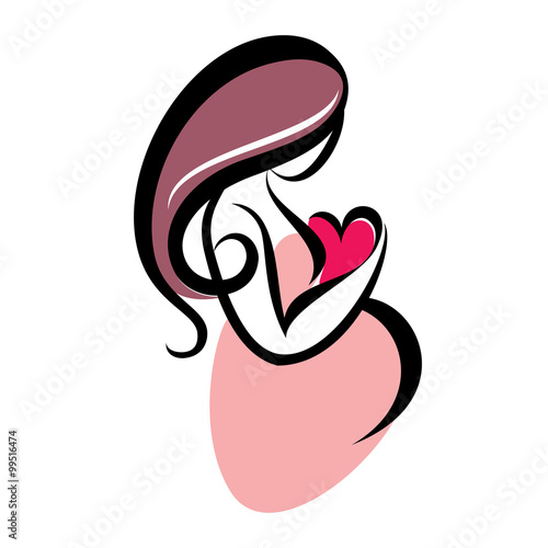 pregnant woman symbol