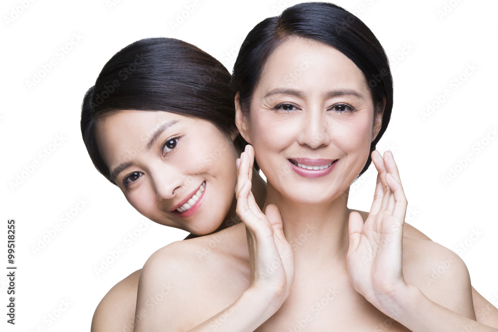 Beautiful mother and daughter Beautiful mother and daughter